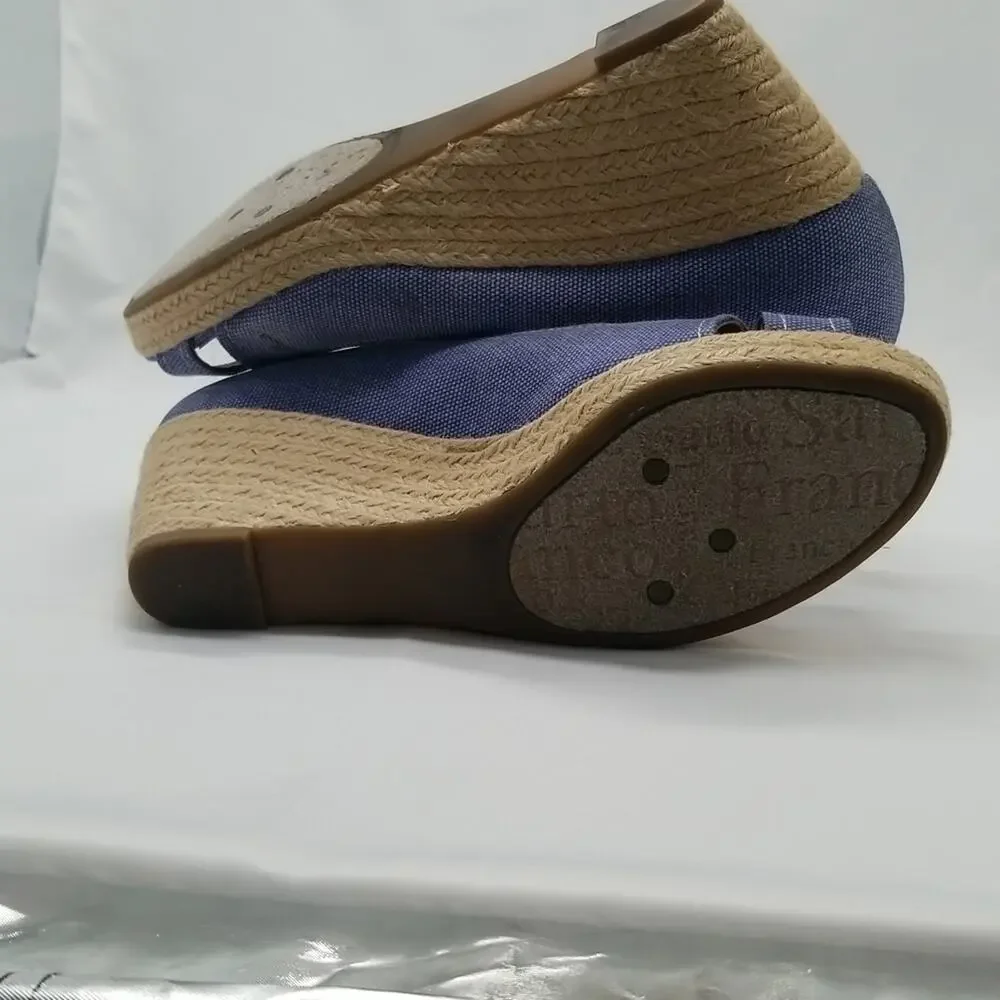 Franco Sarto denim wedge